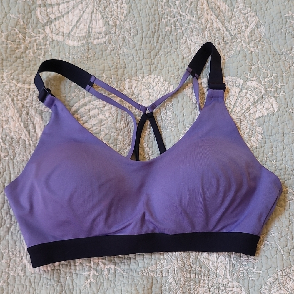 Calia Purple Strappy Sports Bra - Picture 2 of 7